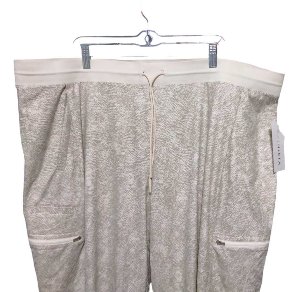 Athleta Venture Printed Pant Viper Grey Joggers Women's Plus Size 26 NWT - Picture 5 of 11